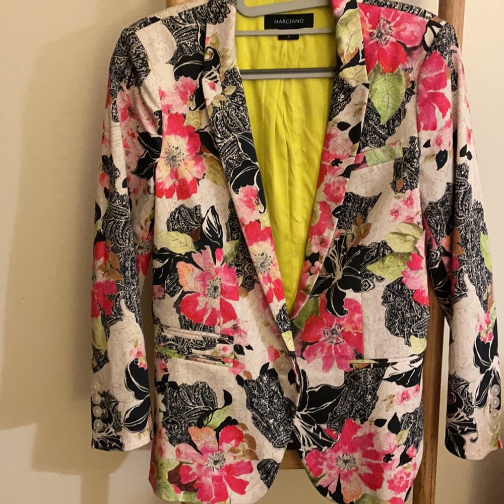 Marciano blazer - flower pattern!